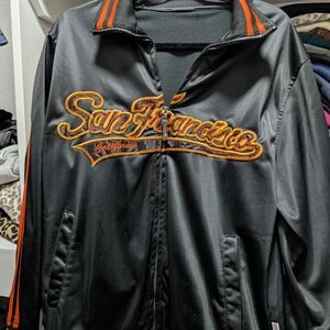 San Francisco Black and Orange Jacket